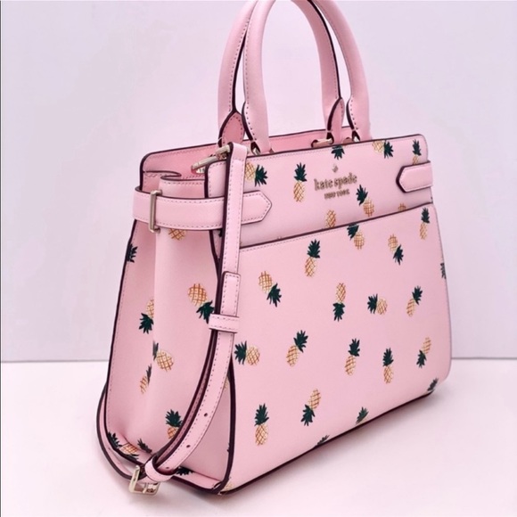 Kate Spade Pink Pineapple Satchel - Picture 4 of 11